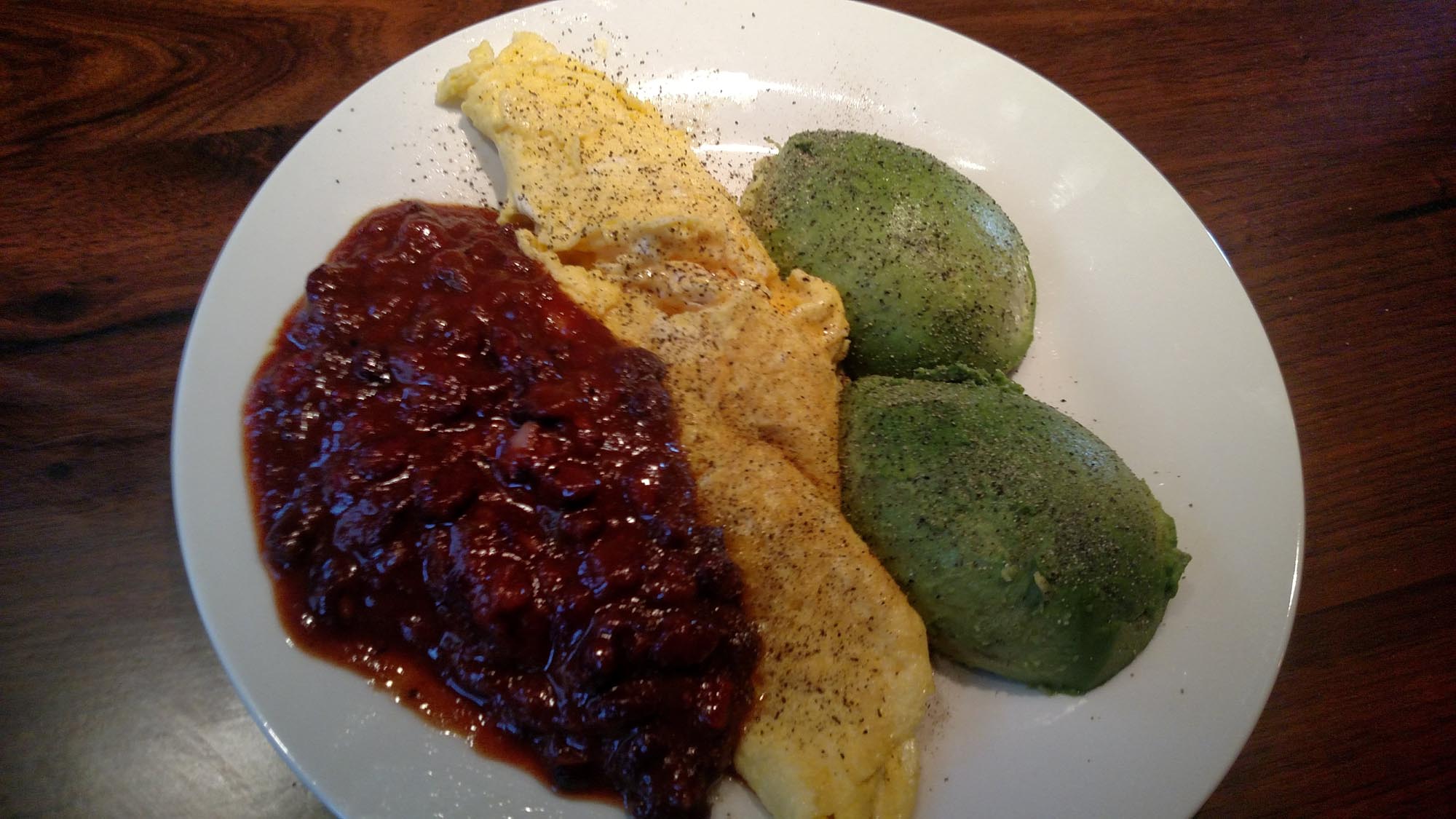 Omelette eaten at 2018-04-23