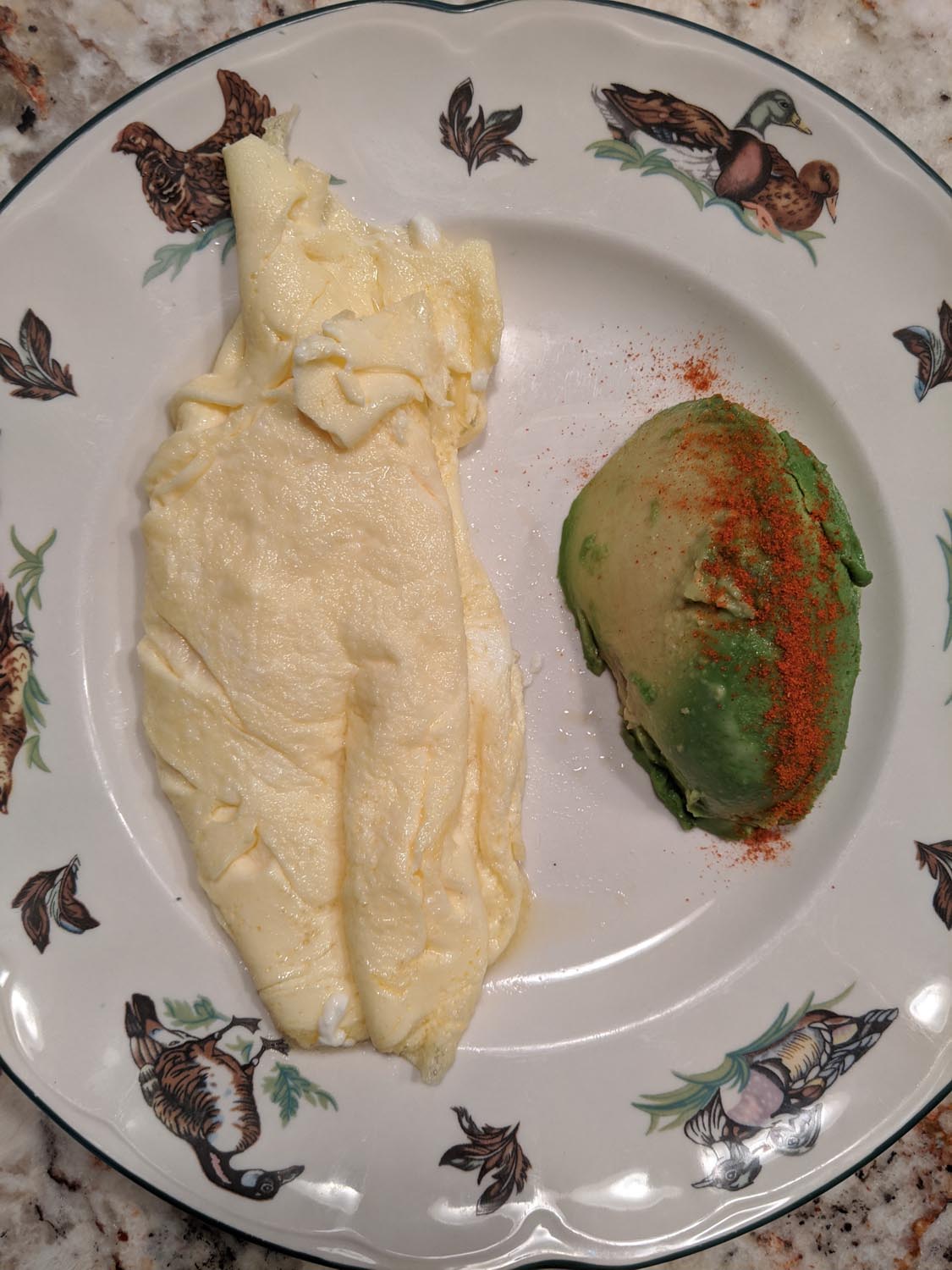 Omelette eaten at 2020-10-20