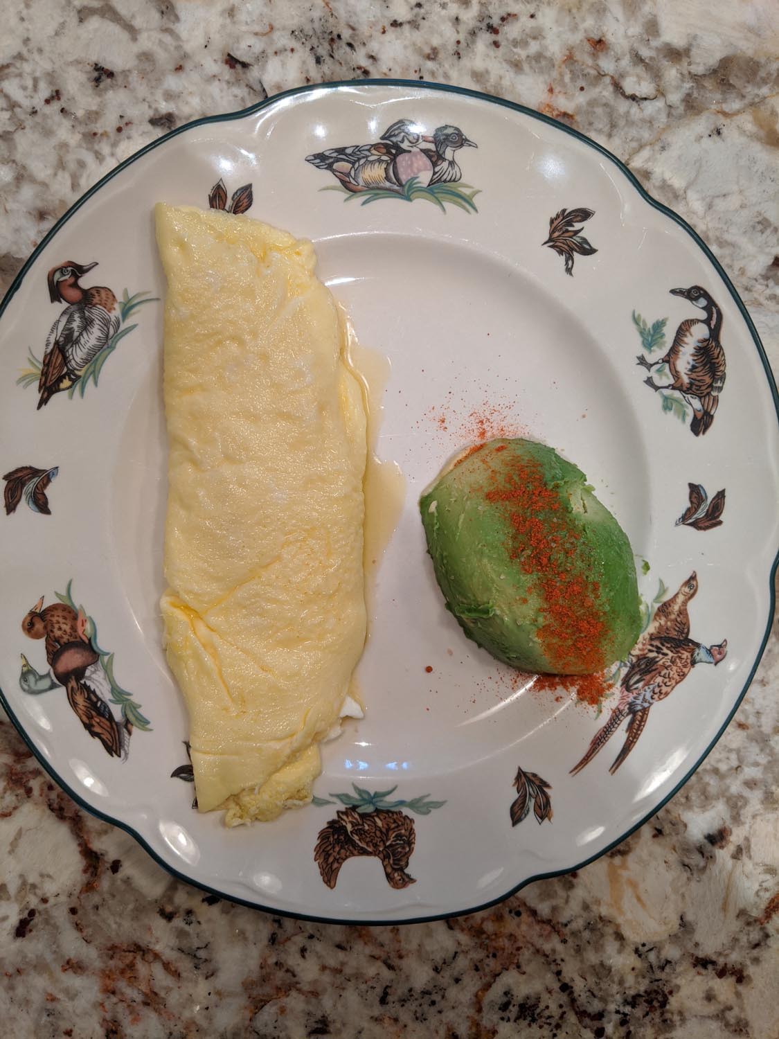 Omelette eaten at 2020-11-27